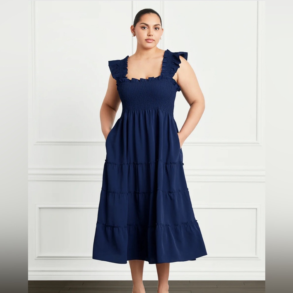 Hill House Ellie Nap Dress Size Large Navy